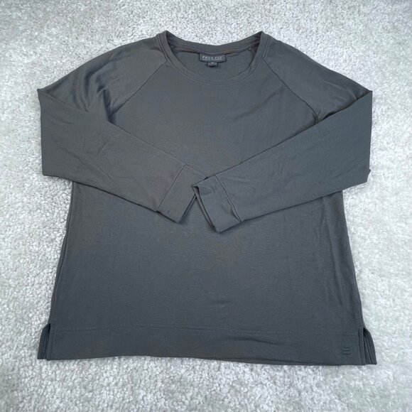 Free Fly Bamboo Fleece Crewneck Pullover Sweatshirt Graphite Gray - Picture 2 of 9